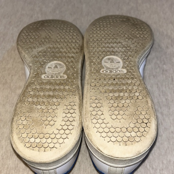 Adidas Stan Smith White & Blue Size 6/8 - Picture 5 of 6